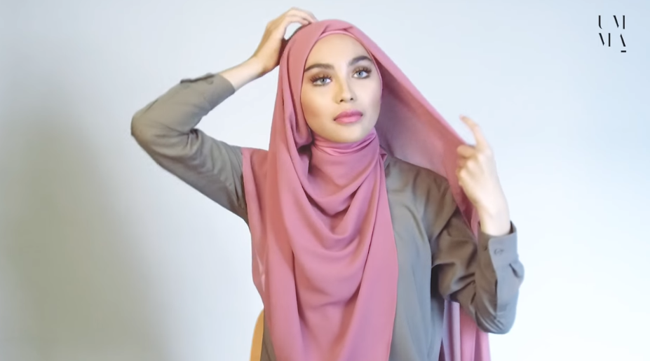 #10 UMMA Hijab Tutorial Azra Semi Instant