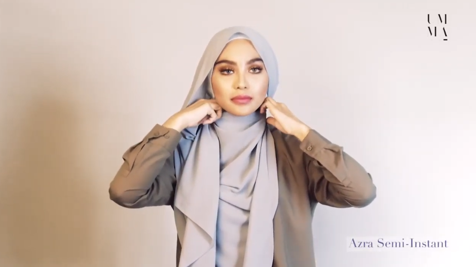 #7 UMMA Hijab Tutorial Azra Semi-Instant