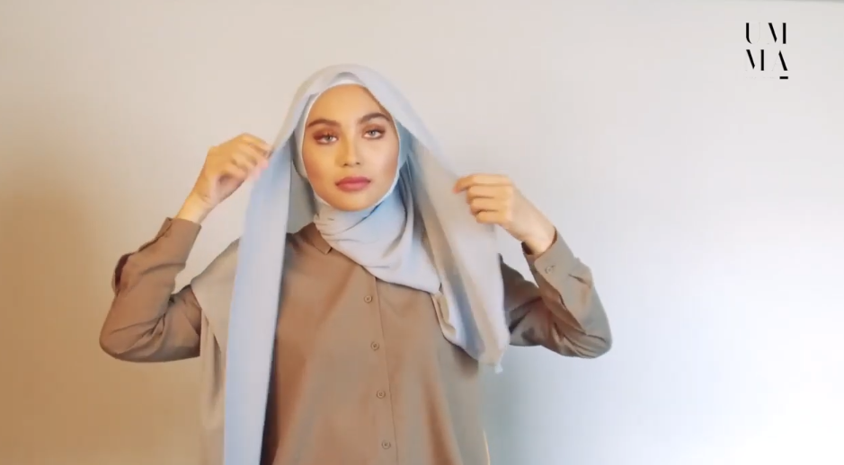 #8 UMMA Hijab Tutorial Azra Semi-Instant