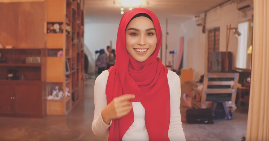 #2 UMMA Hijab Tutorial - How to wear Nawar Basic Scarf
