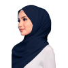 Mayesa Basic Scarf in Navy Blue