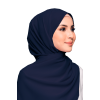 Mayesa Basic Scarf in Navy Blue