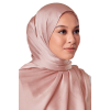 Maya Crinkle Satin Scarf in Candy Pink
