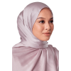 Maya Crinkle Satin Scarf in Dusty Rose