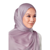 Maya Crinkle Satin Scarf in Soft Lavender