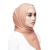 Nawar Basic Scarf in Sorbet Peach