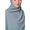 Almas Basic Scarf in Ashy Blue