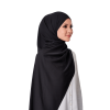 Almas Basic Scarf in Carbon Black