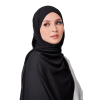 Almas Basic Scarf in Carbon Black