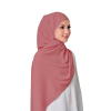 Almas Basic Scarf in Peony Pink