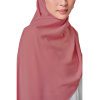 Almas Basic Scarf in Peony Pink