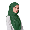 Cahaya Scarf with Swarovski Crystal in Zamrud Green