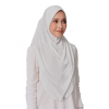 Haniyya Instant Scarf in Pearly White