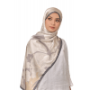 Izhar Printed Scarf in Maui Grey