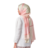 Tetris Printed Scarf in Pink