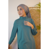 Jade Top in Bluish Green