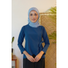 Rowena Top in Turqoise Blue 