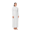 Inner Dress Turtleneck Long Sleeve in White