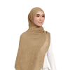 Afia Pearl Pashmina in Brown