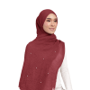 Afia Pearl Pashmina in Maroon