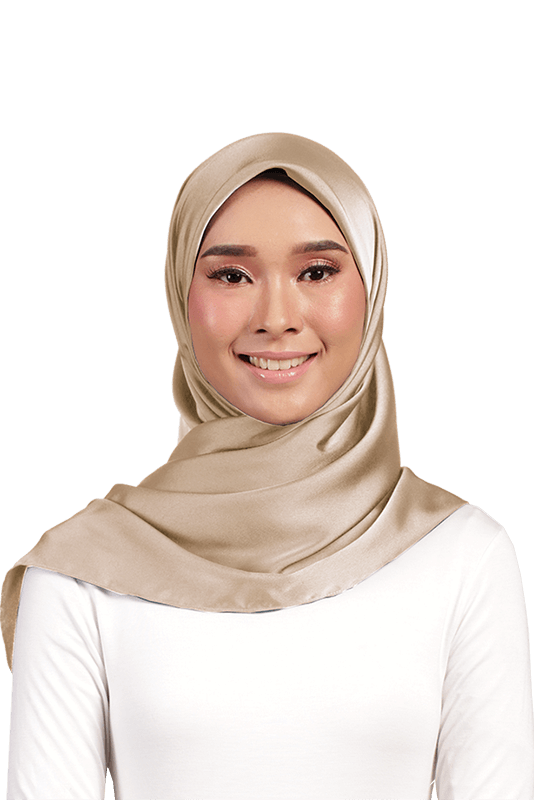 Asna Basic Scarf in Sepia