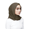 Azra Semi Instant Scarf in Coffee