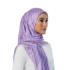 UMMA Monogram Square Scarf in Purple