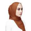 Nawar Basic Scarf in Burnt