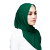 Nawar Basic Scarf in Forest Green