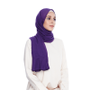 Pleated Scarf in Violet Purple 