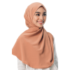 Sofya Half Moon Scarf in Brown