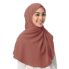 Sofya Half Moon Scarf in Terracota
