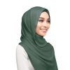 Zayda Semi Instant Scarf in Rosemary Green