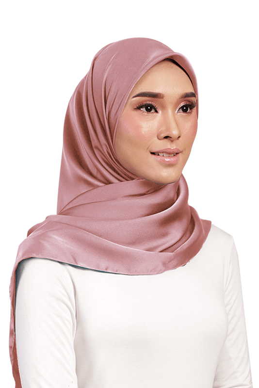 Asna Basic Scarf in Icy Pink 