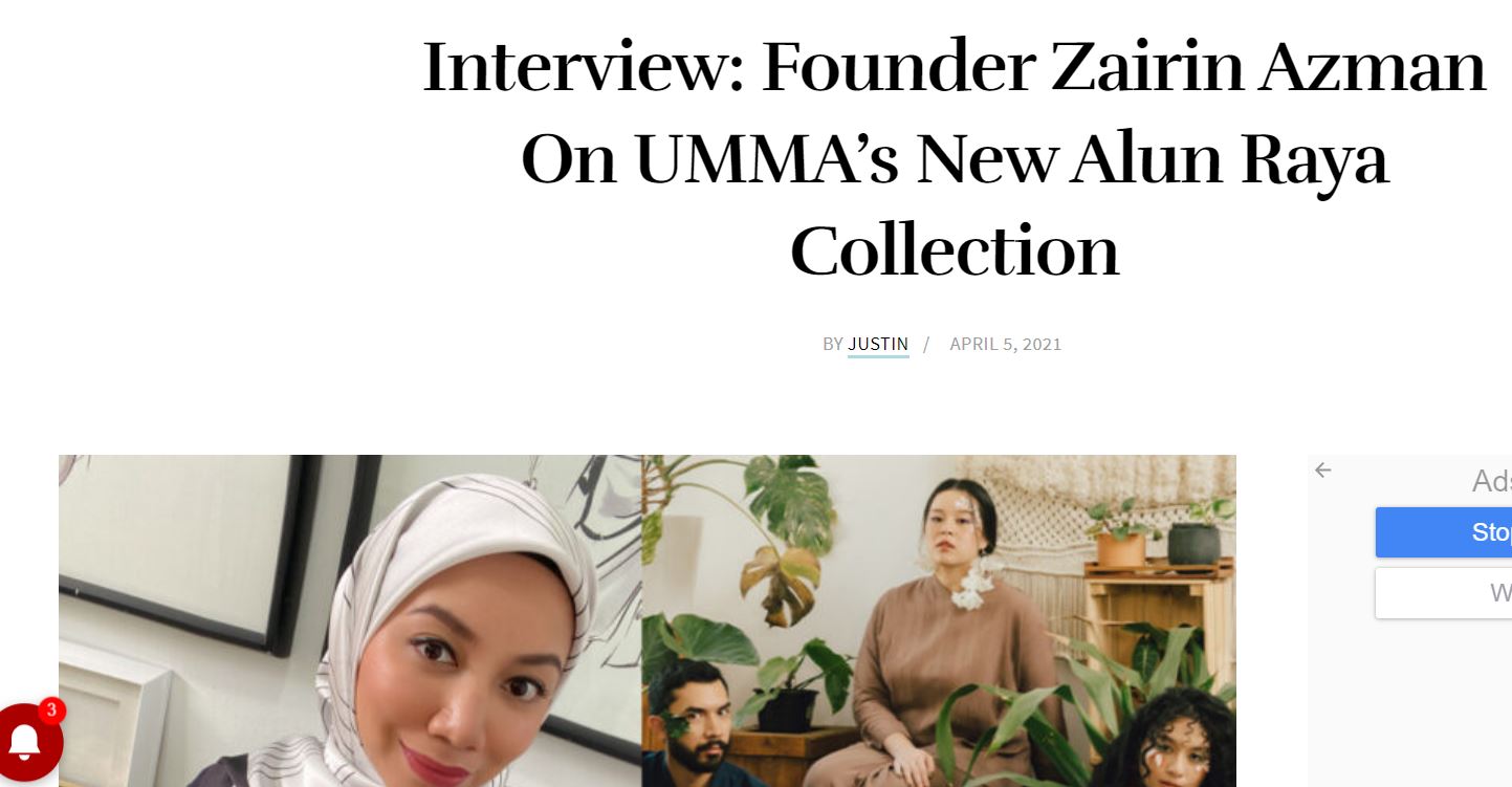 Interview: Founder Zairin Azman On UMMA’s New Alun Raya Collection