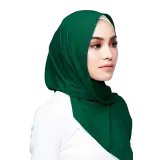 Nawar Basic Scarf in Forest Green