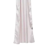 Monogrammatic Printed Satin Silk Scarf in Ballet Blush