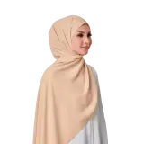 Almas Basic Scarf in Biscuit Brown