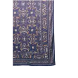 Majestica Printed Scarf in Eleanor Navy