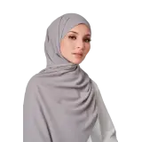 Almas Basic Scarf in Shady Grey
