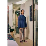 Kurta Bentara in Navy Blue