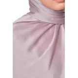 Maya Crinkle Satin Scarf in Dusty Rose