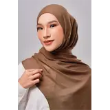Qadira Rayon Basic Scarf in Wren Brown