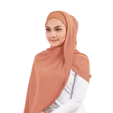 Ayra Semi Instant Scarf in Coral