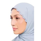 Sulam Kenanga Scarf in Teluk Blue