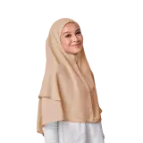 Hayyan Khimar in Brown