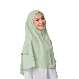 Hayyan Khimar in Mint Green