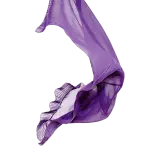 Pleated Scarf in Violet Purple