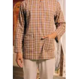 Kurta Arjuna in Brown