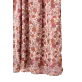 Florescence Satin Silk Printed Scarf In Brick Tulip